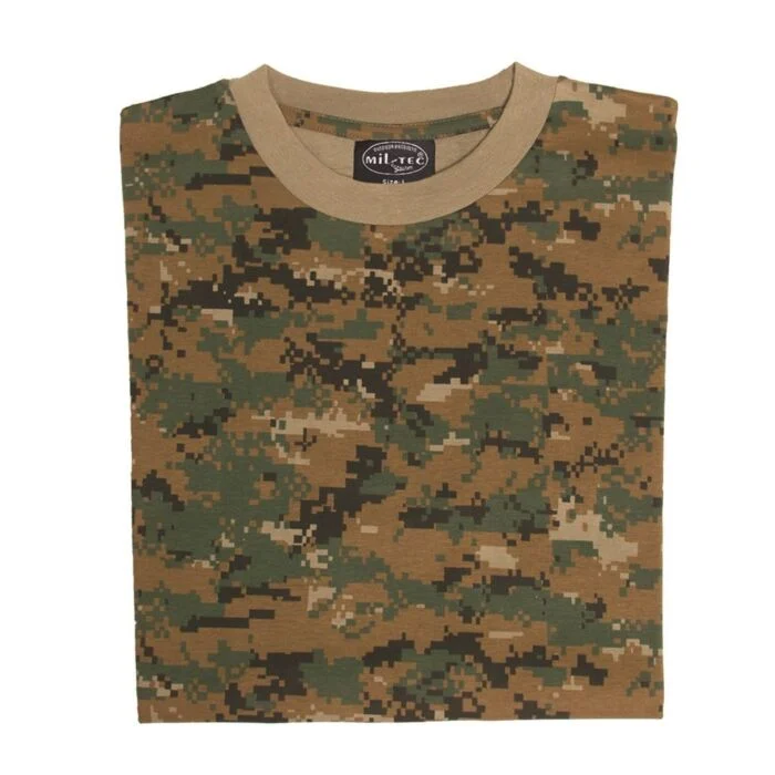 Tricou Mil-Tec Digital Woodland L