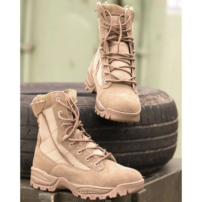 Bocanci militari Mil-Tec Zipper Coyote 46