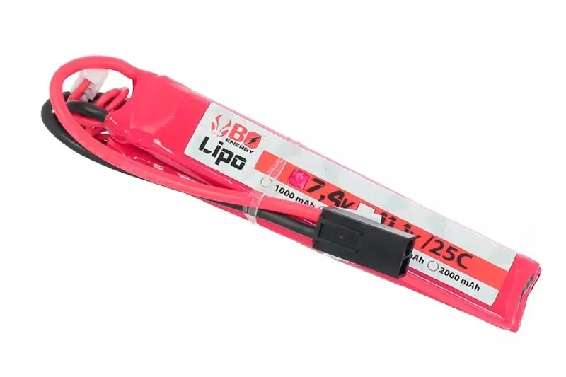 Batería LiPo Double Stick Medium 7.4V 1300mAh 25C Bo-Manufacture