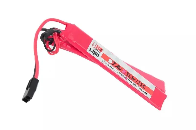 Batería LiPo Doble Stick 11.1V 1300mAh 25C Bo-Manufacture