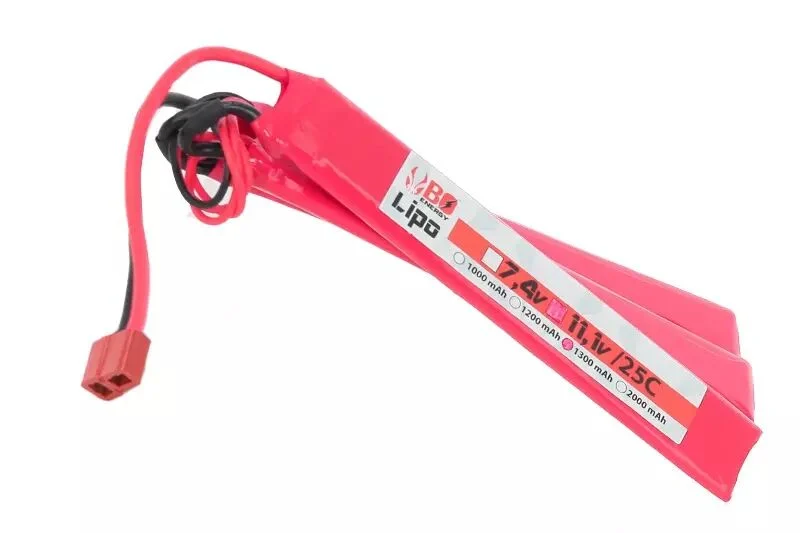Batería LiPo Triple Stick 11.1V 1300mAh 25C DEAN Bo-Manufacture