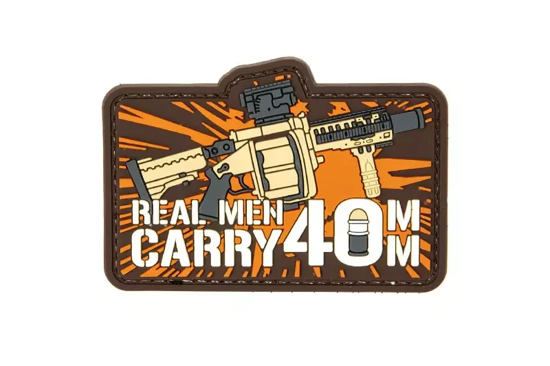 Parche PVC Real Man Carry 40mm GFC