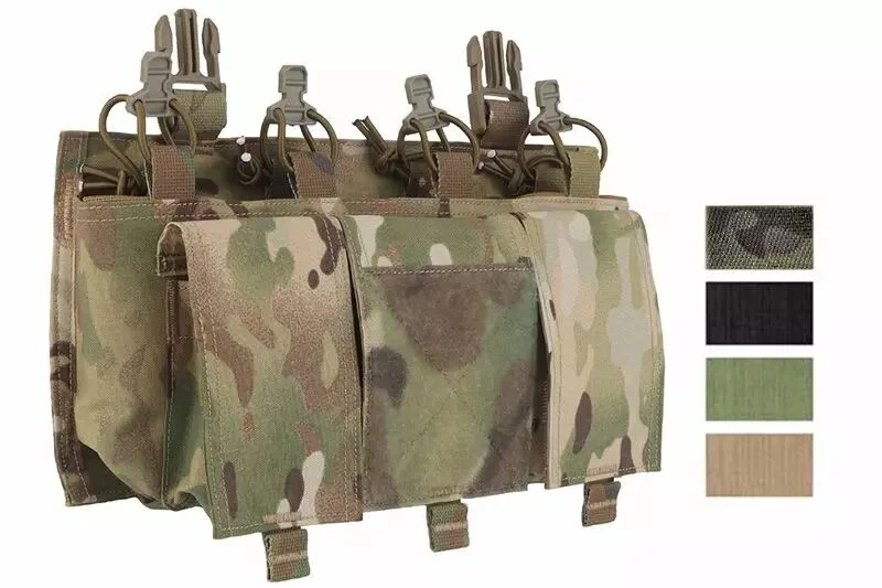 Panel Frontal Velcro Utilitario 5.56 Quadruple Mag WOSPORT