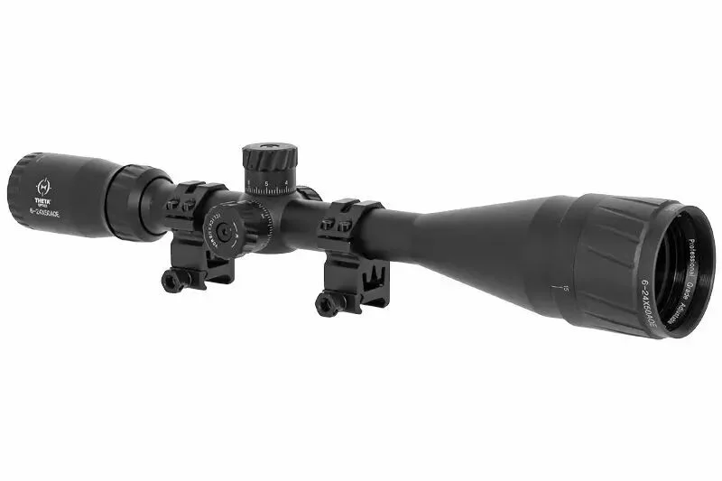 Visor 6-24X50 AOE rojo / verde / azul Theta Optics