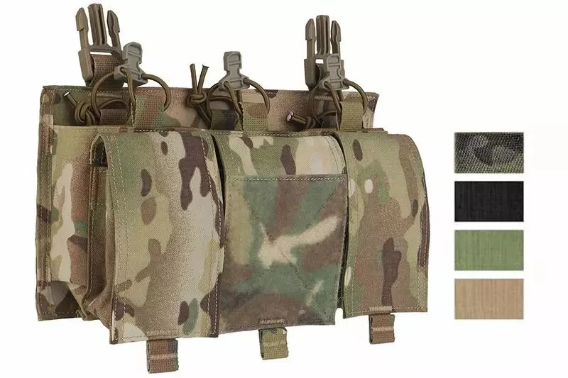 Panel Frontal Velcro Utilitario 7.62 Triple Mag WOSPORT