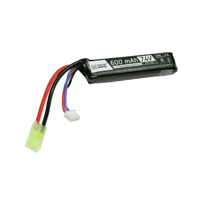 Acumulator LiPo 7.4 V 600mAh 20/40C PDW Specna Arms