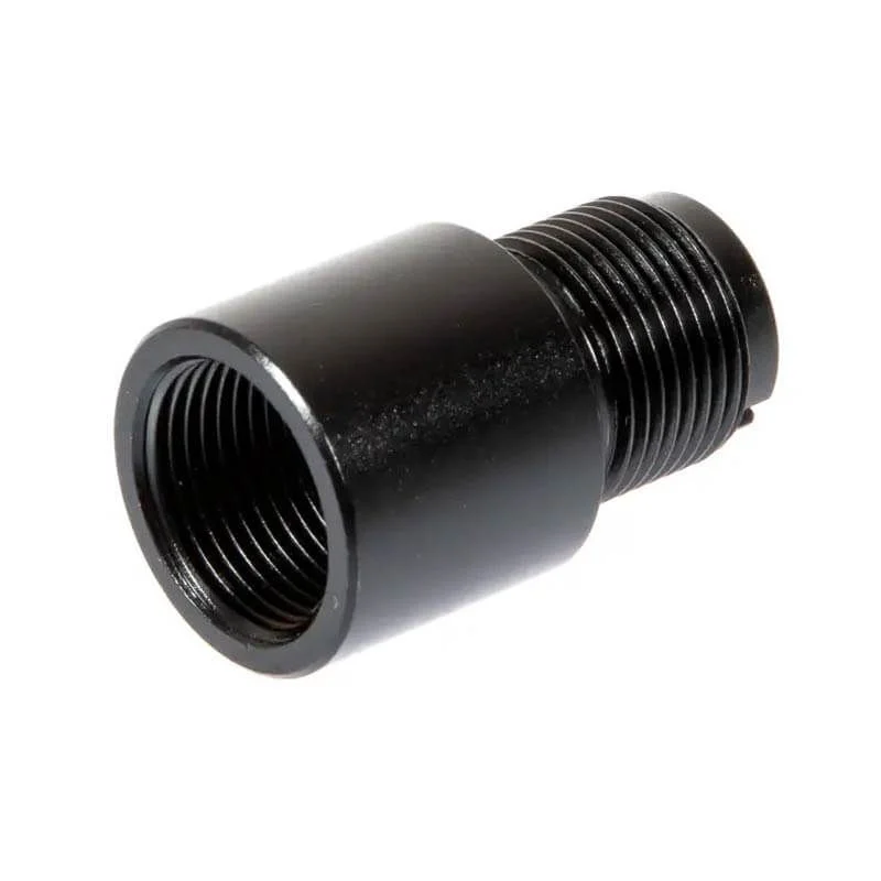 Externo Adaptador de Rosca 14mm+ a 14mm- Specna Arms CW a CCW Negro