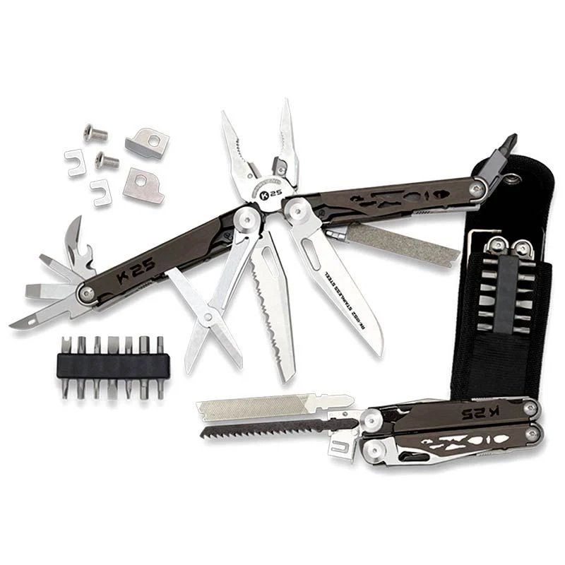 Herramienta Alicate Multiusos K25 11152 Titanio con Funda