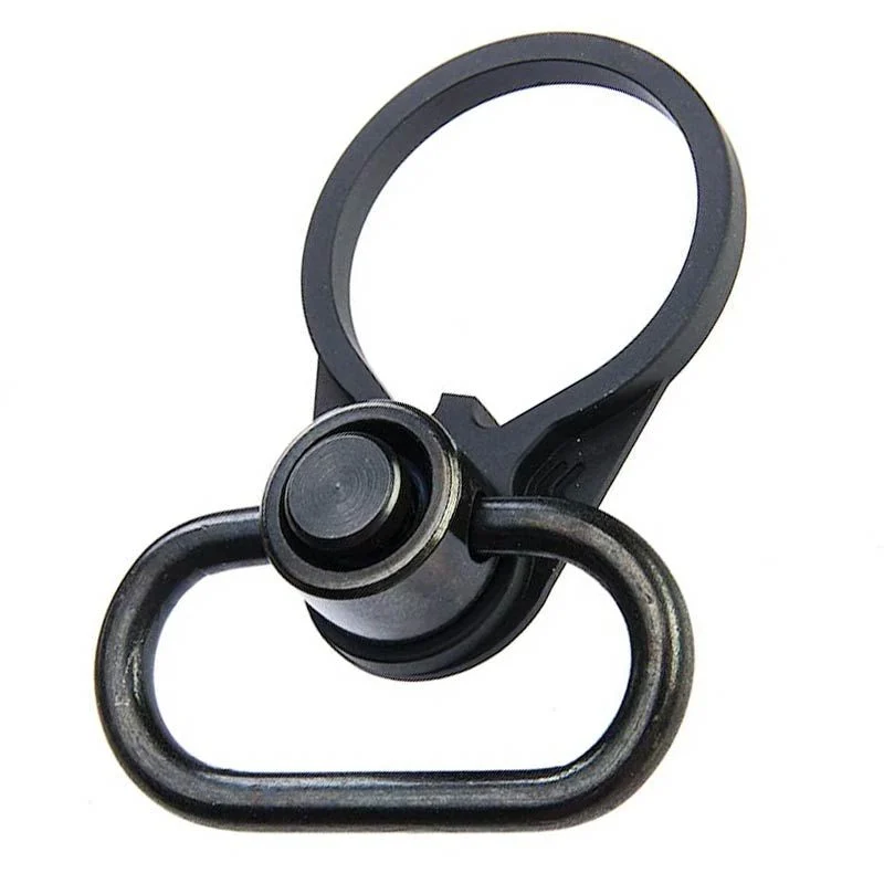Externo Anilla Correa Porta Fusil M4 MWS Angry Gun QD Swivel Giratorio Negro