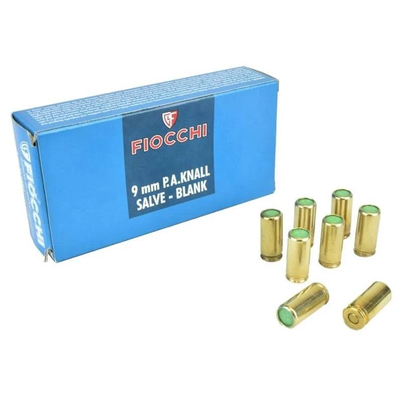 Munición Detonadora 9x22 Fiocchi Blank Cartridges Fi9 50u