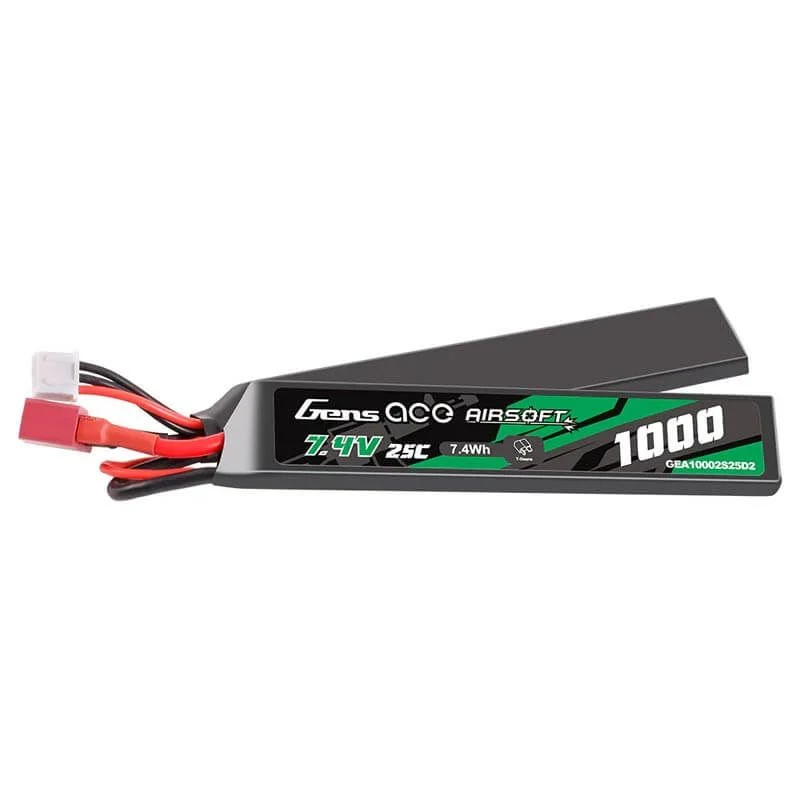 Bateria Lipo Nunchuk Doble Gens Ace 1000mah 7.4v 25c (T-Plug)