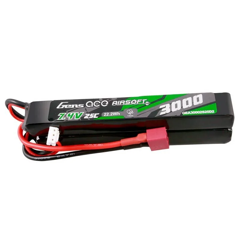 Bateria Lipo Nunchuk Doble Gens Ace 3000mah 7.4v 25c (T-Plug)