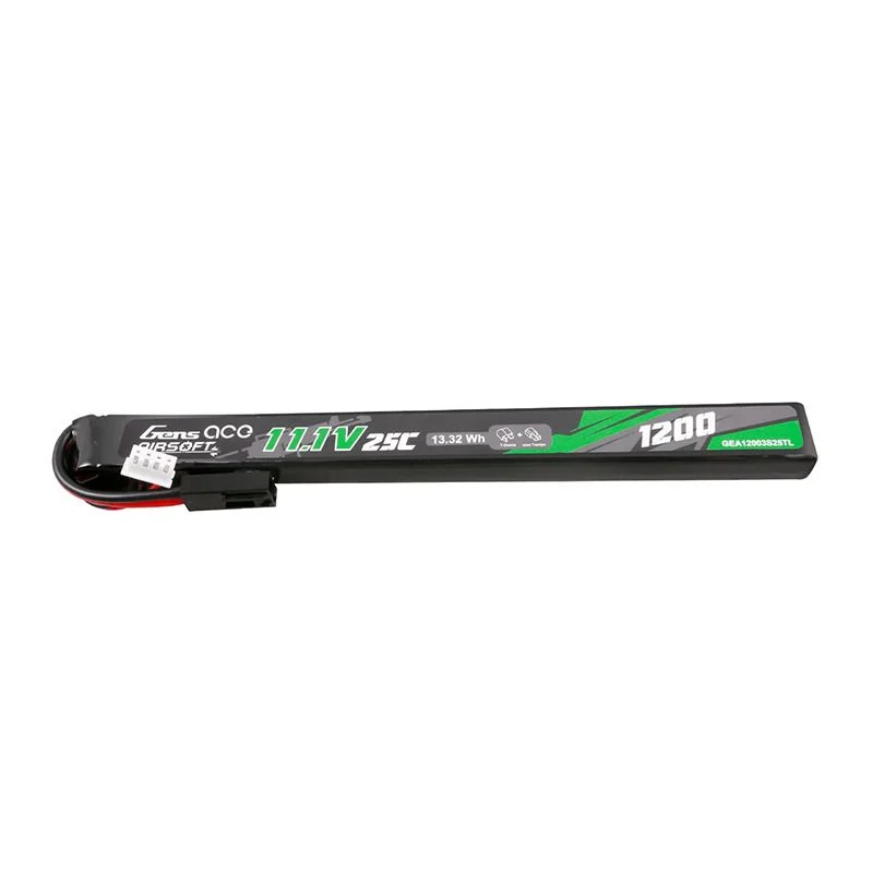 Bateria Lipo Stick Gens Ace Slim Gea12003s25tl 1200mah 11.1v 25c
