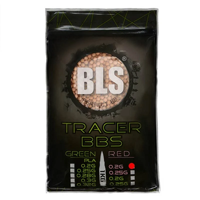 Bolas 0.20g Trazadoras BLS Tracer BBS 1kg Rojas