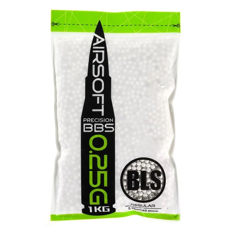 Bolas 0.25g BLS Precisión BBS 1kg Blancas