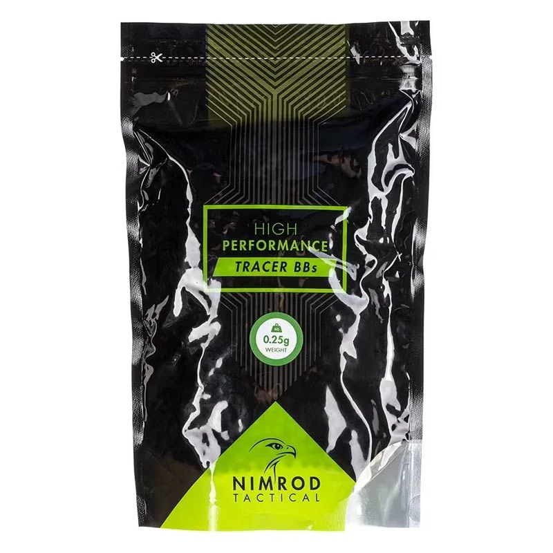 Bolas 0.25g Trazadoras Nimrod High Performance 1kg Verdes