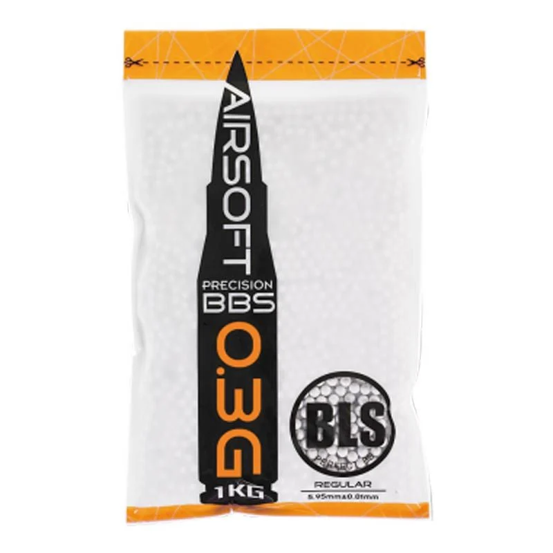 Bolas 0.30g BLS Precisión BBS 1kg Blancas