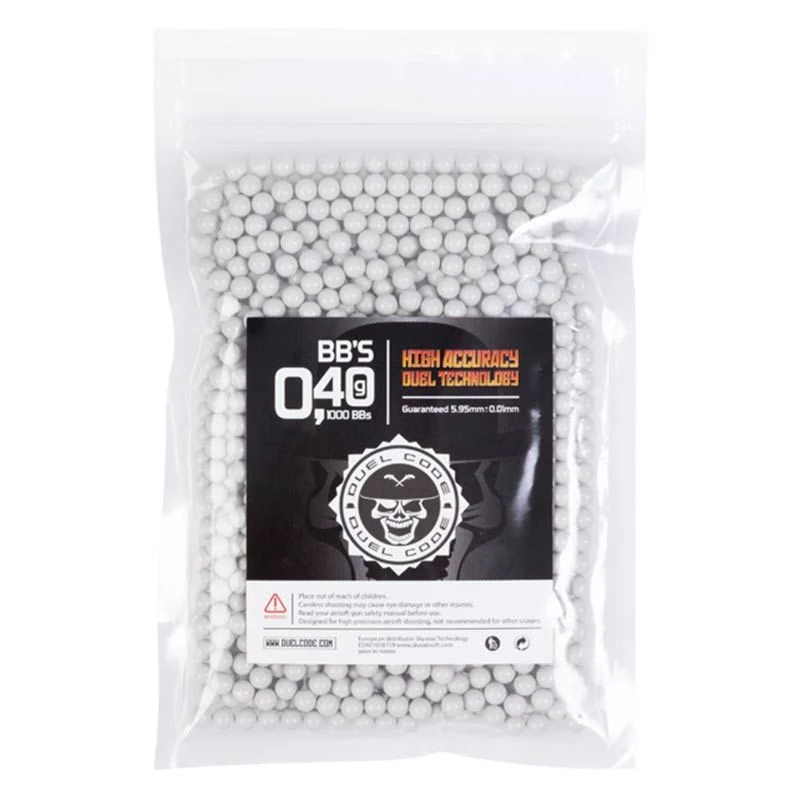 Bolas 0.40g Duel Code Absolute 1000 BBS Blancas