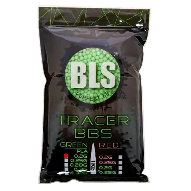 Bolas BIO 0.20g Trazadoras BLS BIO Tracer BBS 1kg Verdes
