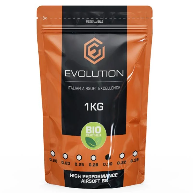 Bolas BIO 0.30g Evolution High Performance BBS 1kg Blancas