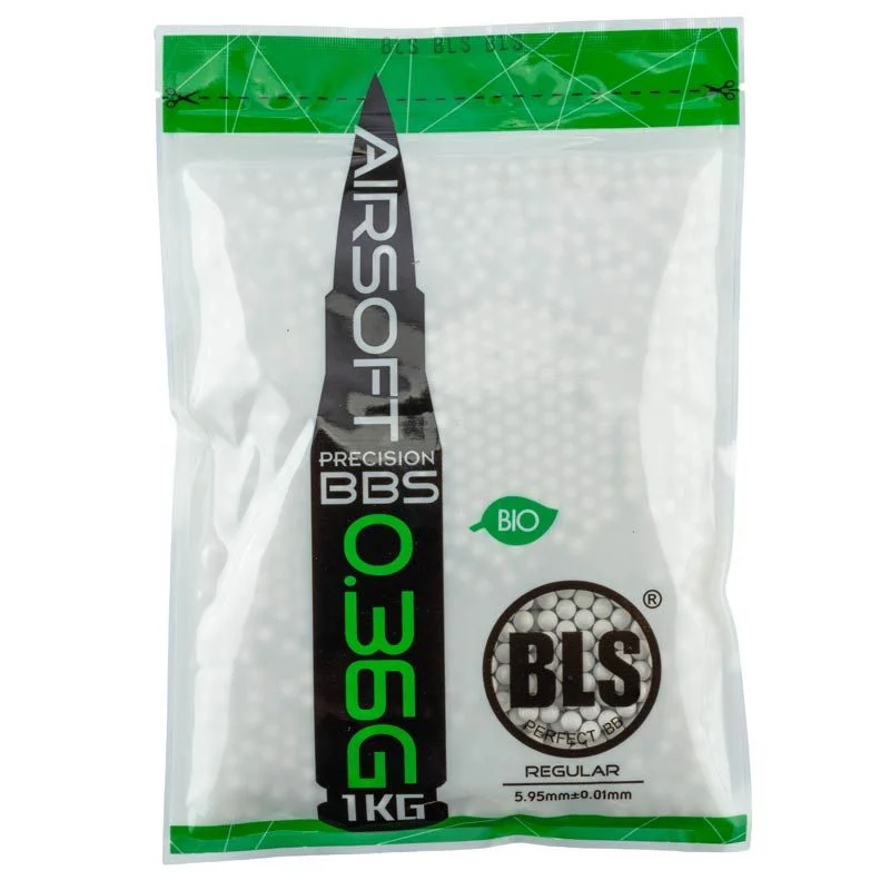 Bolas BIO 0.36g BLS Precisión BBS 1kg Blancas