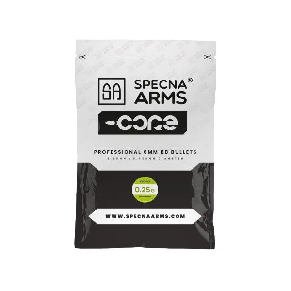 Bolas Bio 0.25g Specna Arms Core 1000 Bbs Blancas