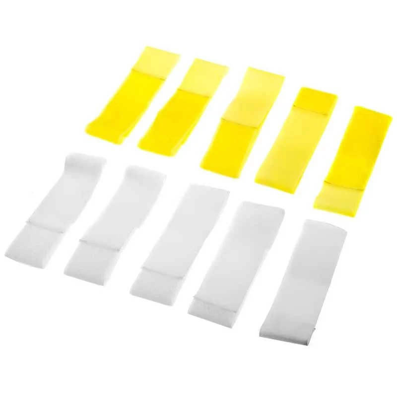 Brazaletes Invader Gear Team Patch Amarillo/Blanco Pack 10u