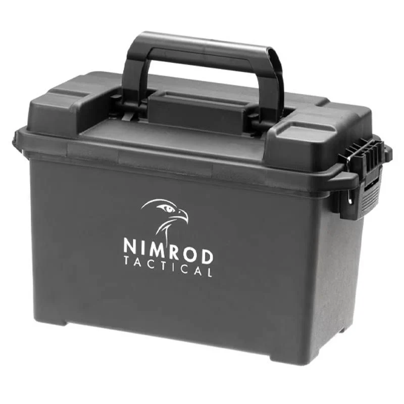 Caja Munición Nimrod Ammo Box Large 34 Cm Polimero Negra