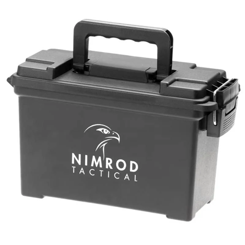 Caja Munición Nimrod Ammo Box Medium 29 Cm Polimero Negra