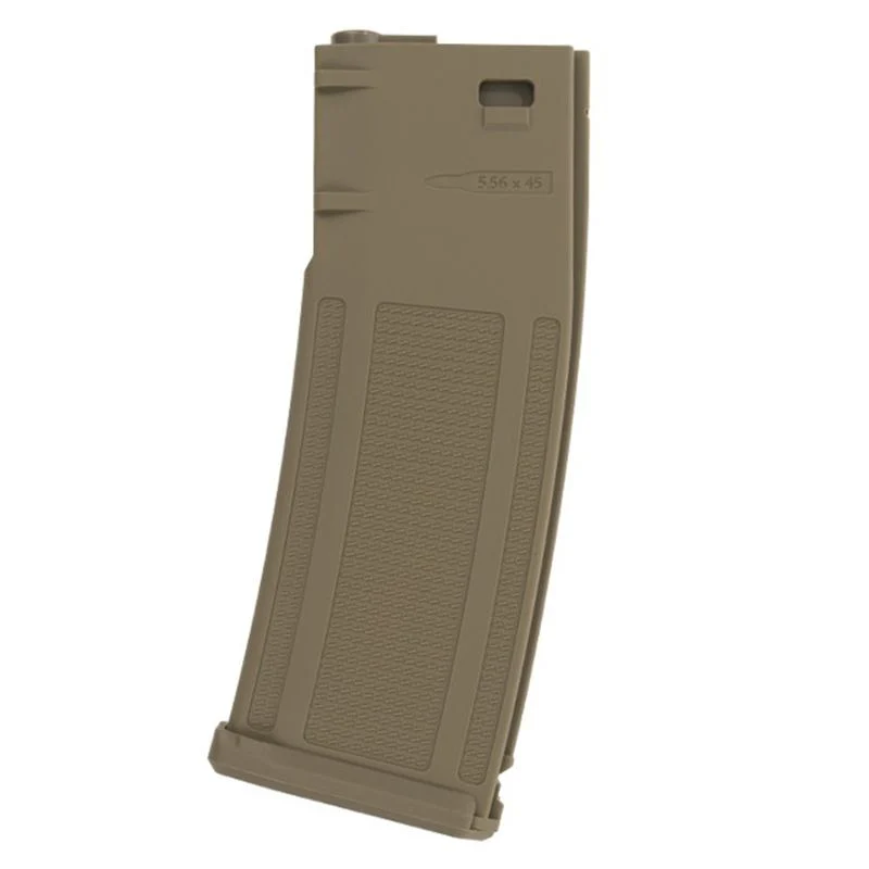 Cargador Réplica MIDCAP M4 Saigo Estilo PMAG Polimero 130 BBS Tan