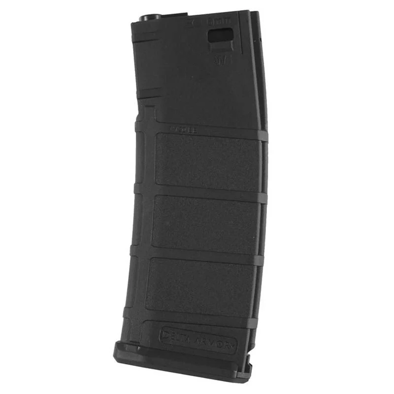 Cargador Réplica HICAP M4 Delta Armory DMAG Polimero 300 BBS Negro