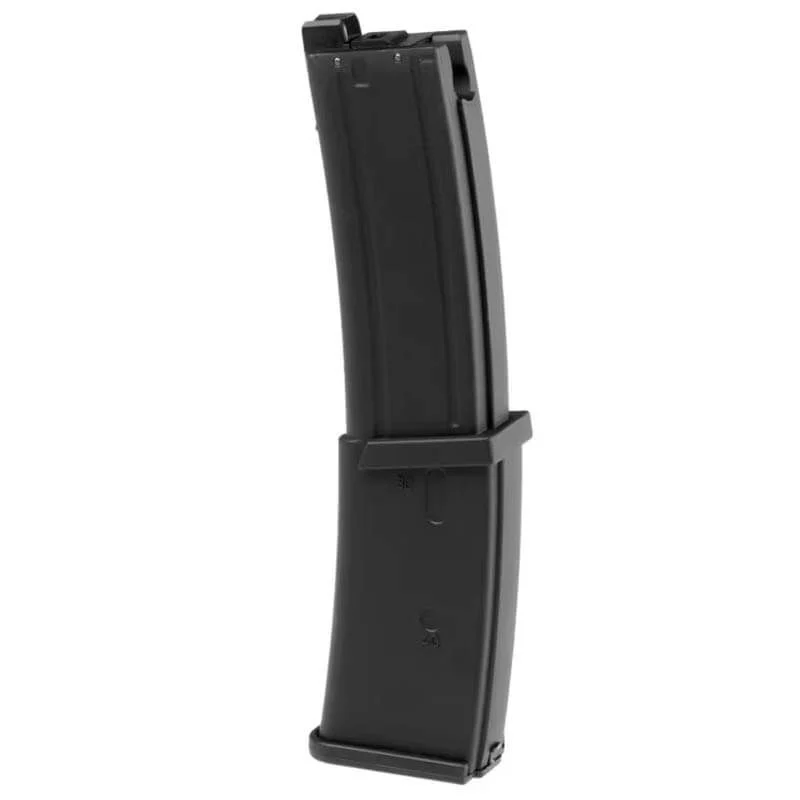 Cargador Réplica LOWCAP MP7 GBB Umarex Metálico 40 BBS Negro