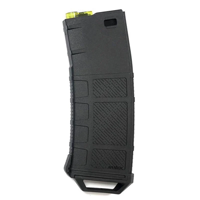 Cargador Réplica MIDCAP M4 Amarok Fast Feed A3 Polimero 250 BBS Negro/Amarillo