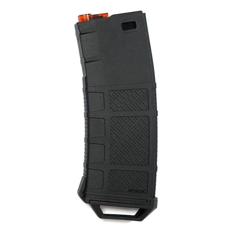 Cargador Réplica MIDCAP M4 Amarok Fast Feed A4 Polimero 250 BBS Negro/Rojo