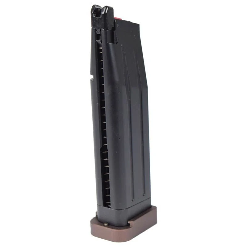 Cargador Pistola GAS Hi-Capa 5.1 2011 TTI JW4 Sand Viper 28 BBS Negro/Rose Gold