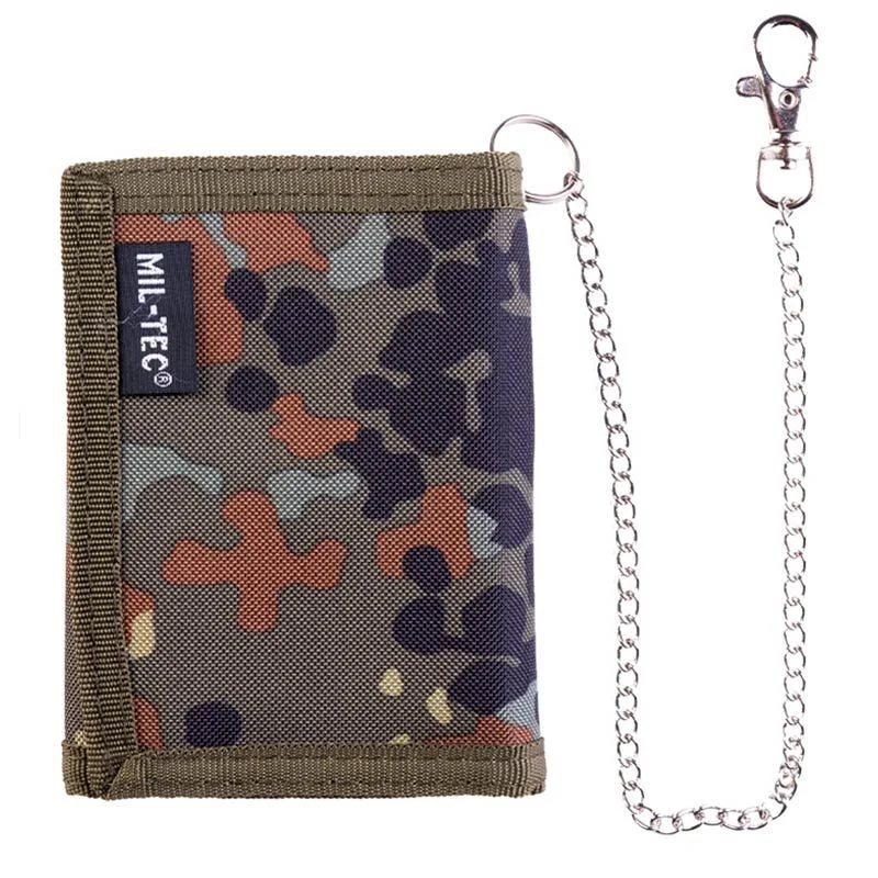 Cartera Mil-Tec con Cadena Flecktarn
