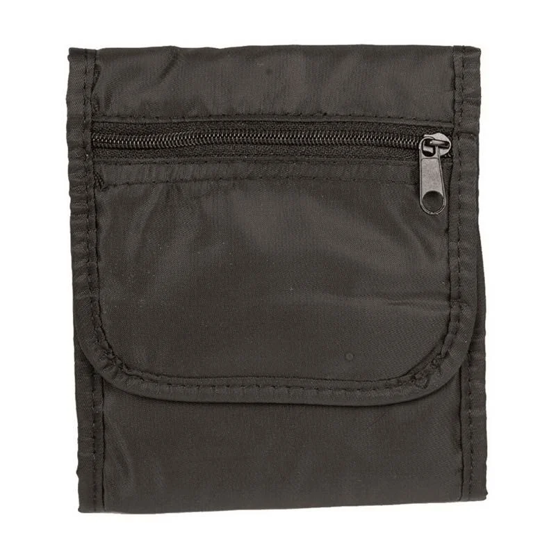 Cartera Mil-Tec con Correa Lanyard Negra