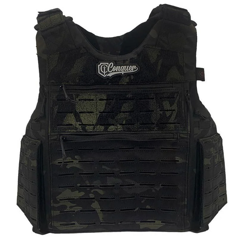 Chaleco BAC Conquer Estilo Multicam Black