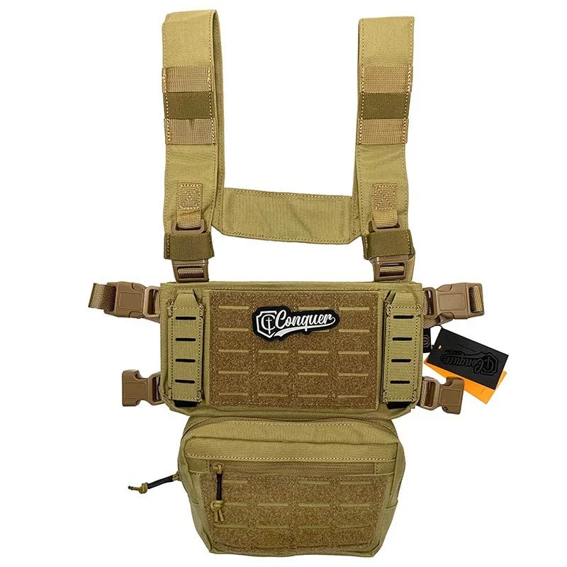 Chaleco Chest Rig Conquer Core Chest Rig Tan