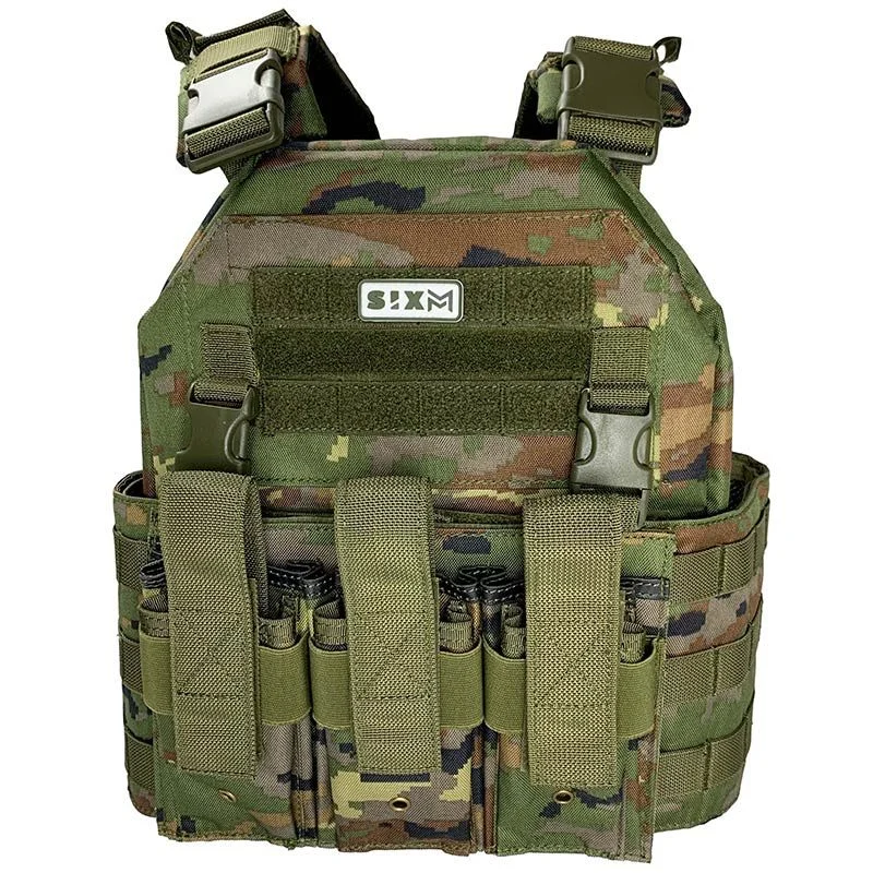 Chaleco Sixmm 036m Boscoso Pixelado