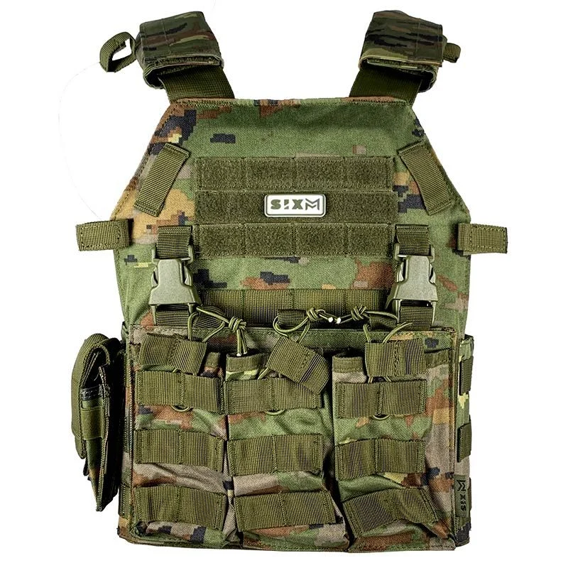 Chaleco Sixmm 6094s Boscoso Pixelado