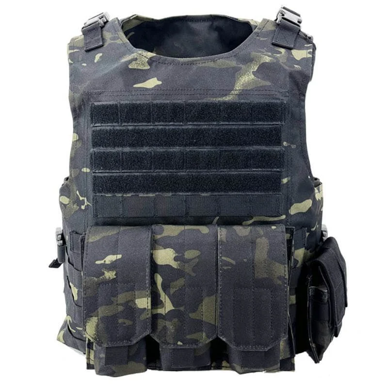 Chaleco Sixmm FSBE Estilo Multicam Black