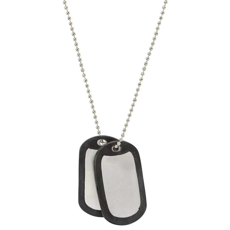 Chapa Helikon-Tex Dog Tag con Colgante Acero Inoxidable