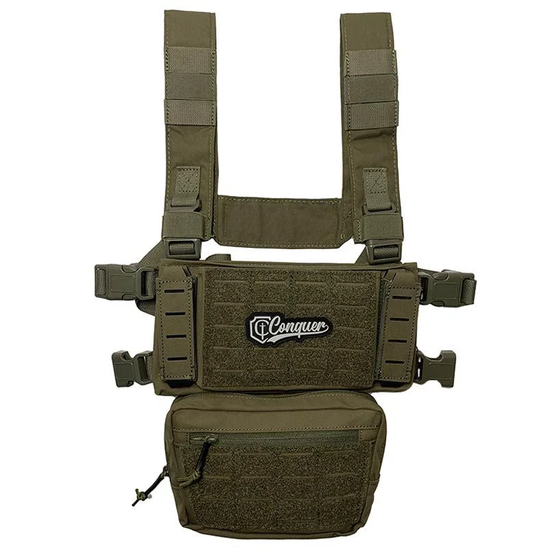Chaleco Chest Rig Conquer Core Chest Rig Ranger Green