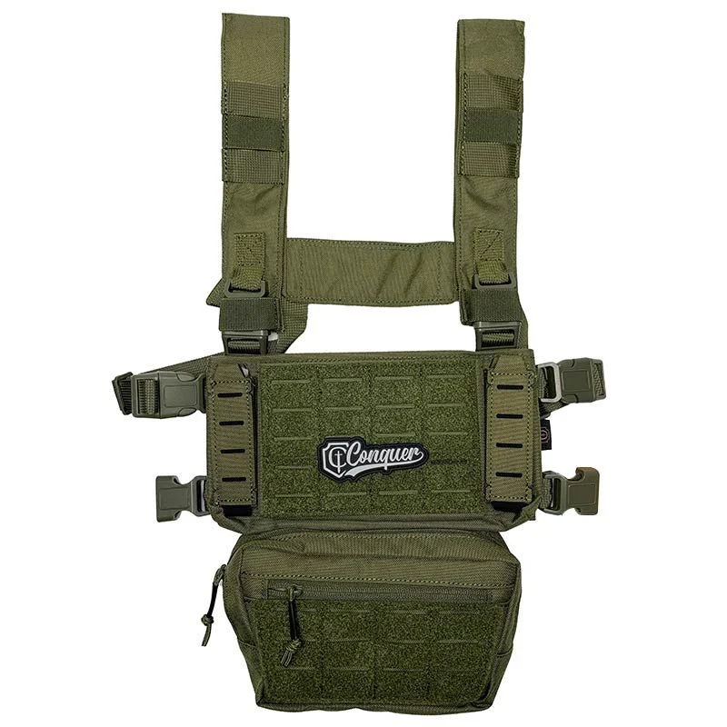 Chaleco Chest Rig Conquer Core Chest Rig Verde OD
