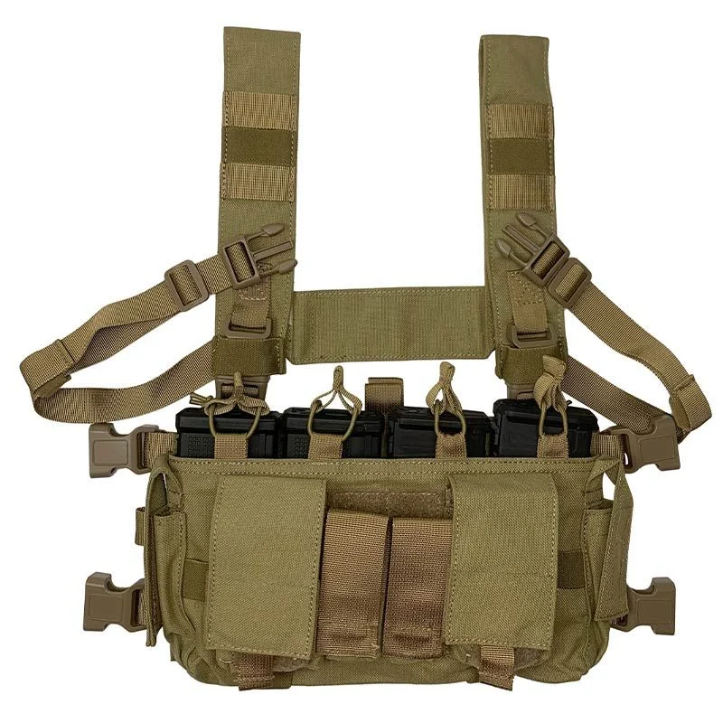 Chaleco Chest Rig Conquer Multi Chest Rig Tan