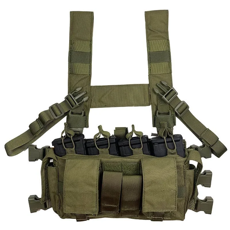 Chaleco Chest Rig Conquer Multi Chest Rig Verde OD