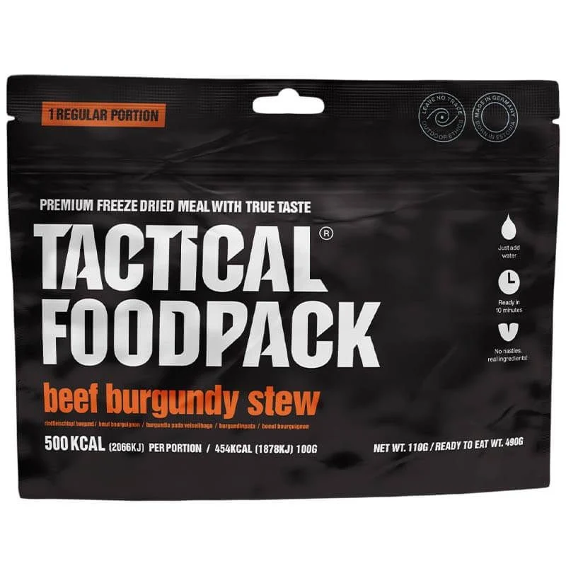 Comida Tactical Foodpack Estofado de Ternera Bourguignon