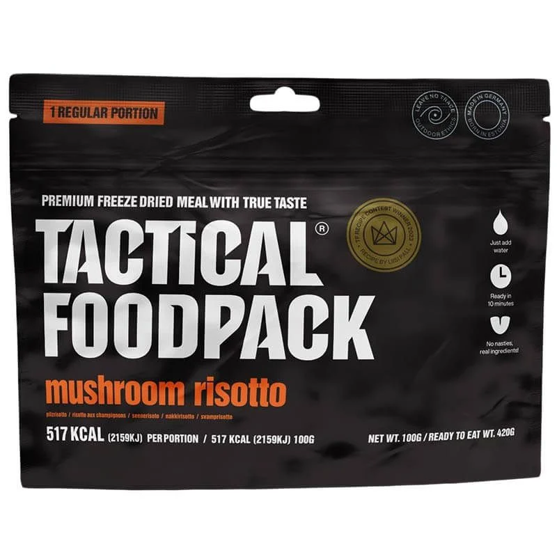 Comida Tactical Foodpack Risotto de Champiñones (Vegetariano)