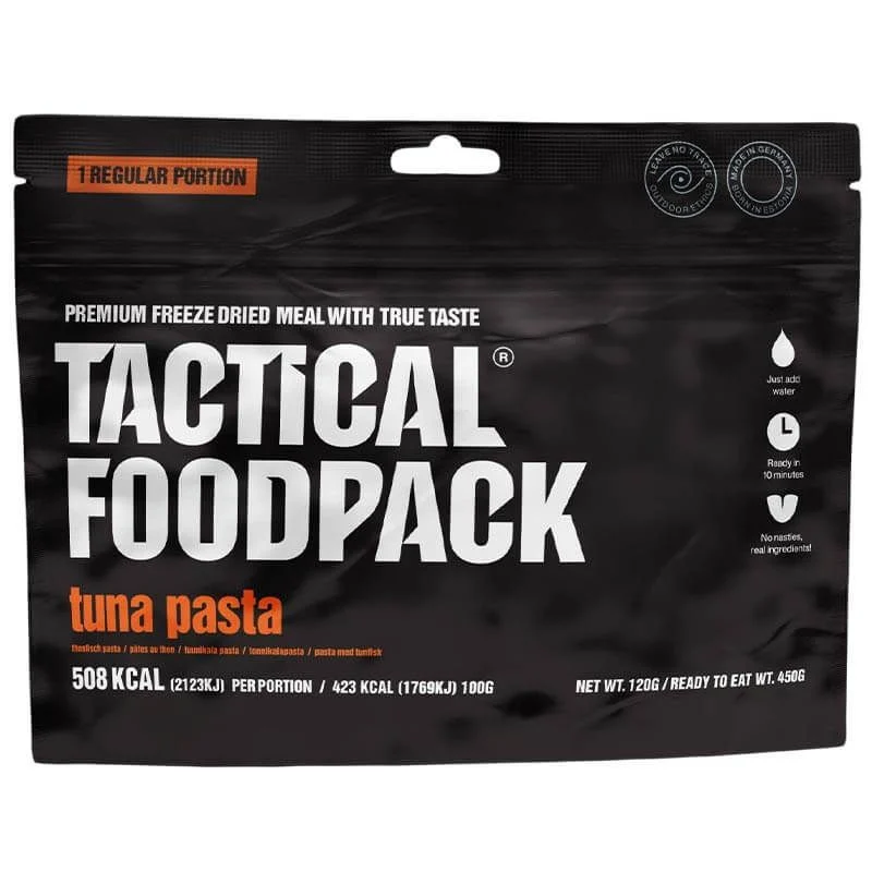 Comida Tactical Foodpack Pasta con Tomate y Atun